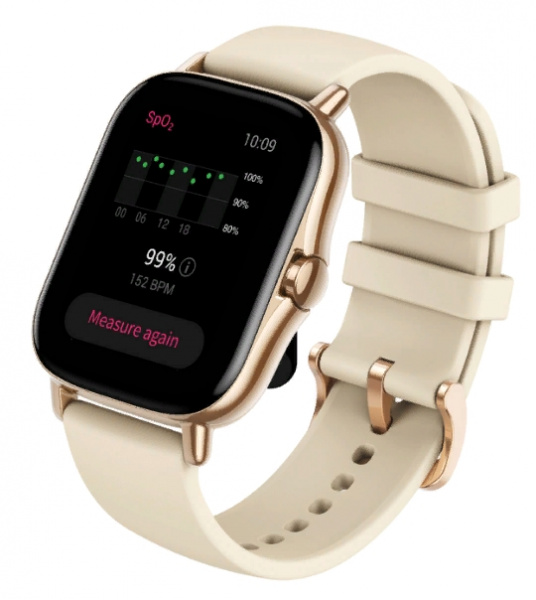 Умные часы Amazfit GTS 2, золотистый фото 3